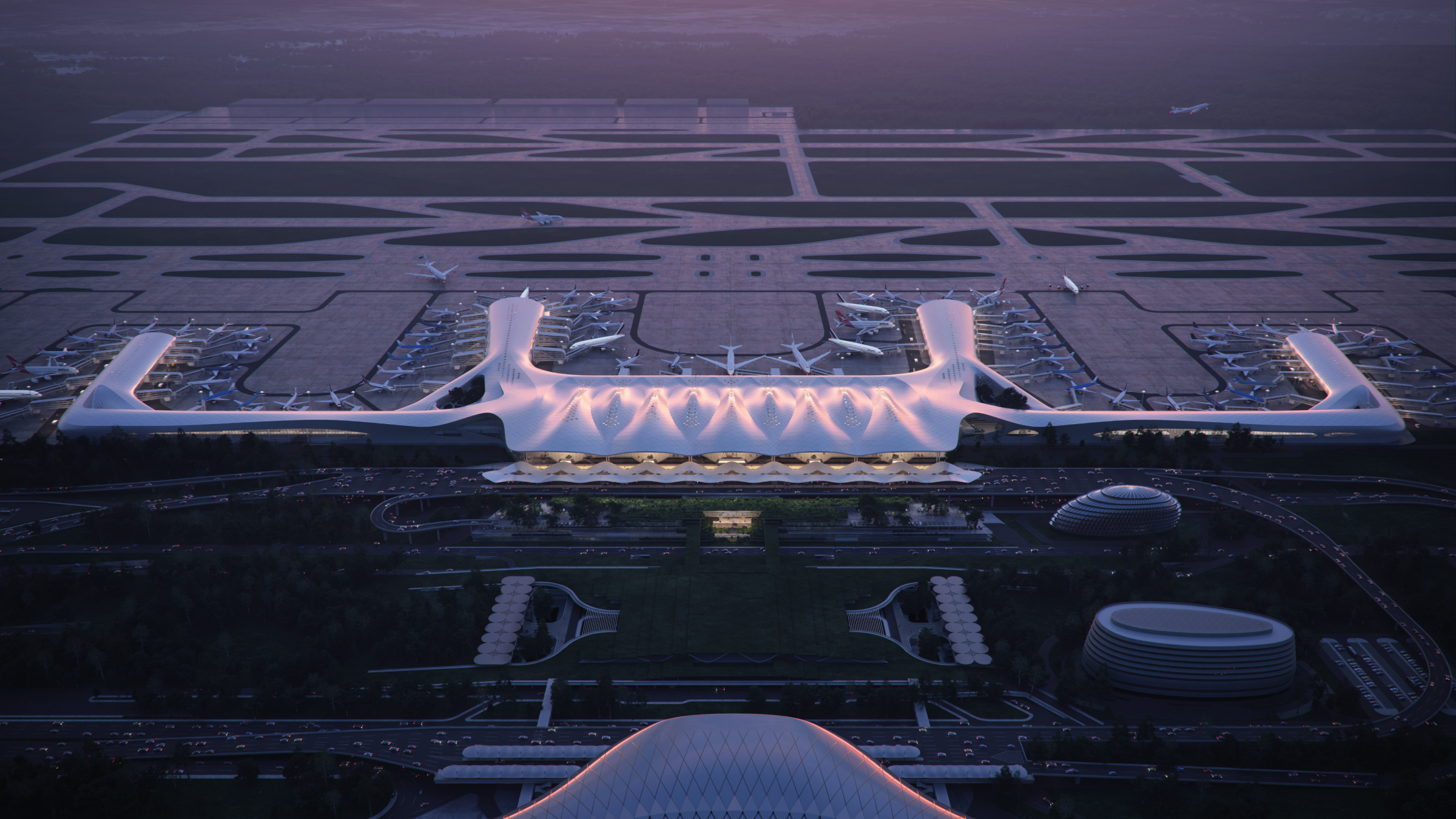 Nanning Wuxu International Airport Planning and Terminal 3 project preview.