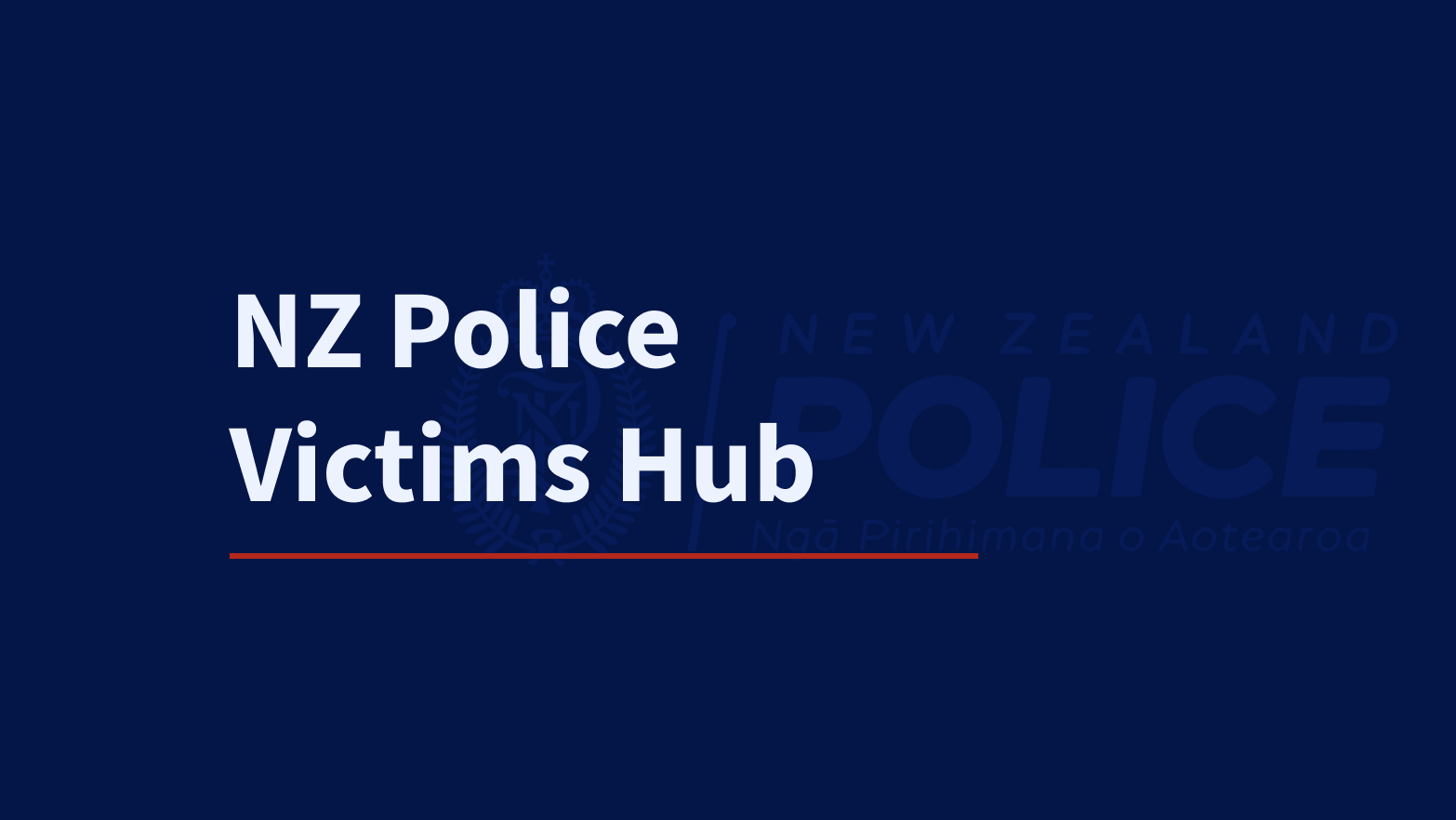 Victim Hub project preview