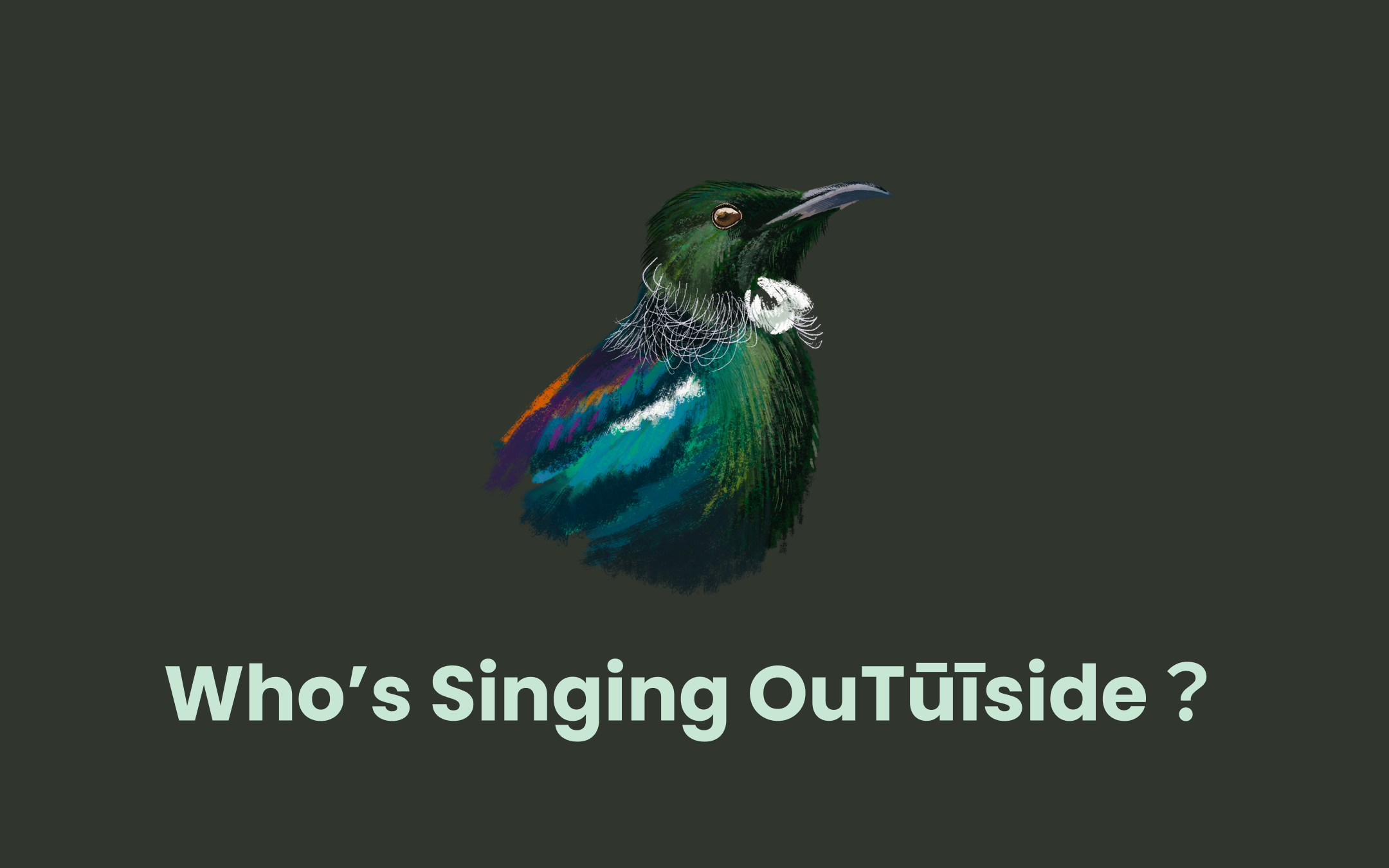 Who’s Singing OuTūīside data visualisation project preview